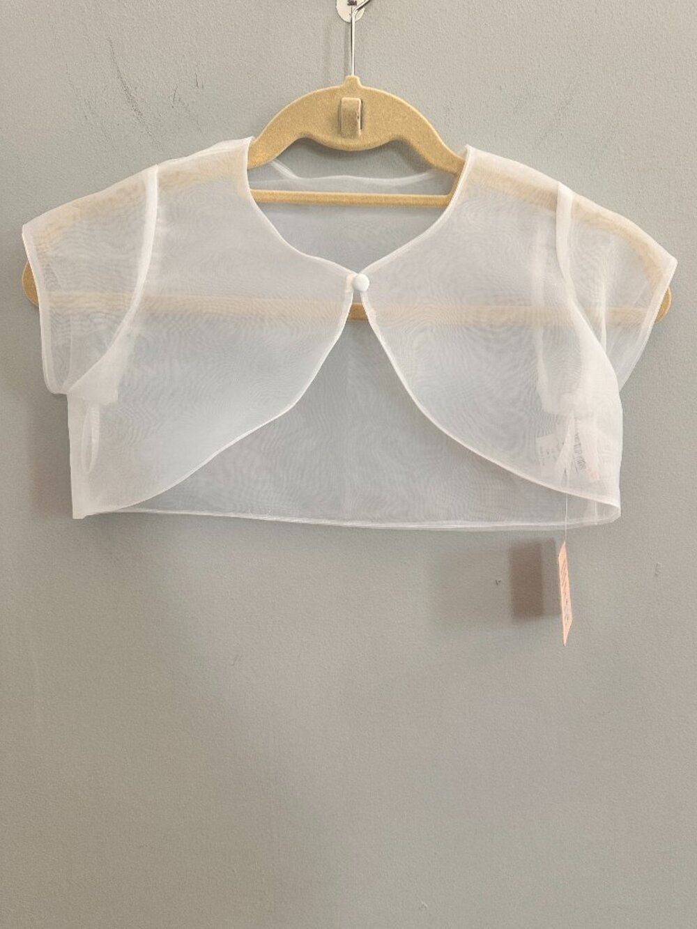 ✨ NWT Tip Top Kids Organza Bolero – Girls Size 8 ✨